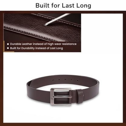 GABICCI LEATHER BELT (BROWN)