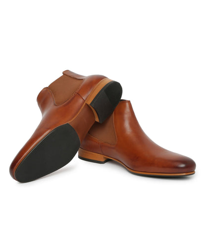 Gabicci - Tan Fleetwood chelsea boot