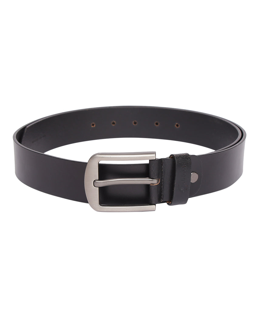 Gabicci - Black color leather belt – Gabicci India